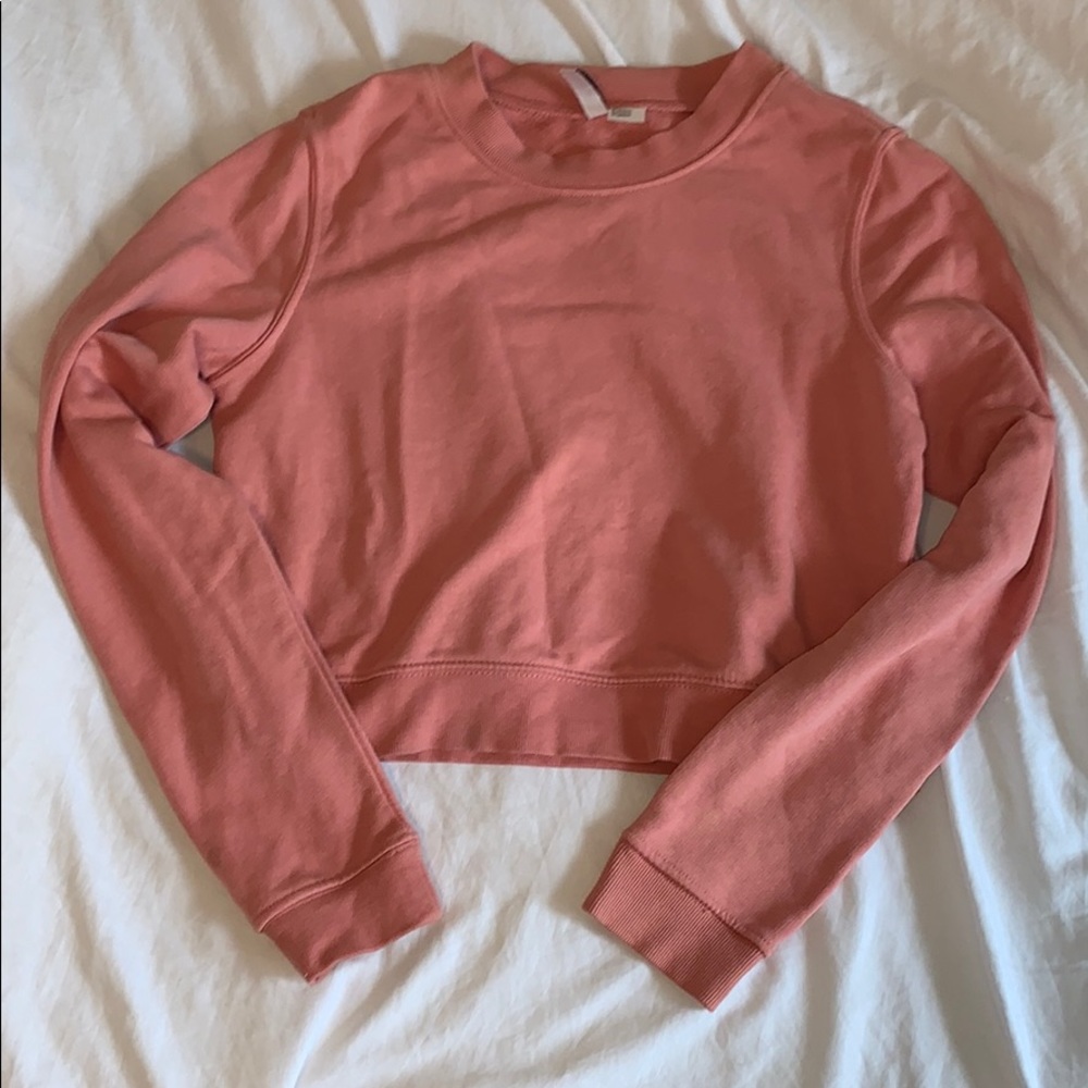 h&m cropped sweatshirt